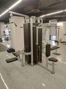 Four station multi-gym machine with independent workout stations – AitchFitness