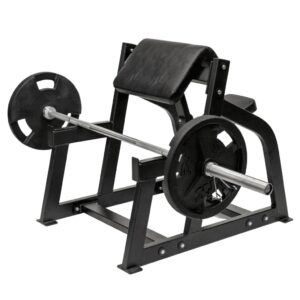 Preacher curl bench for isolated bicep training – AitchFitness