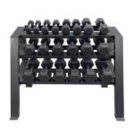 3-tier dumbbell rack for free weights – AitchFitness
